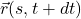 \vec{r}(s,t+dt)