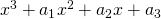 x^3+a_1x^2+a_2x+a_3