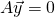 A\vec y = 0