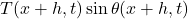 T(x+h,t)\sin\theta(x+h,t)