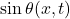 \sin\theta(x,t)