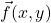 \vec{f}(x,y)