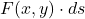 F(x,y)\cdot ds